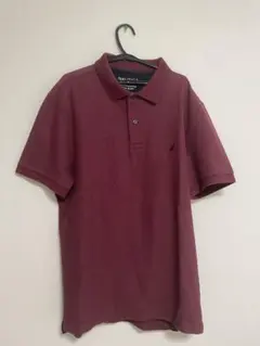 NAUTICA ポロシャツ DECK SHIRT ボルドー Mのサムネイル