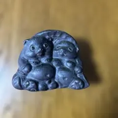 狸の置物 ペア 縁起物のサムネイル