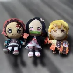 鬼滅の刃　炭治郎・禰豆子・善逸 ぬいぐるみセット