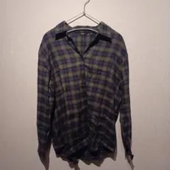 UNIQLO チェック柄 長袖シャツ XL