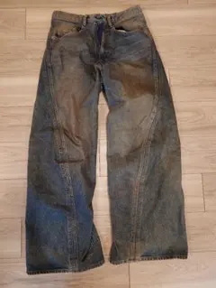 NVRFGT 3D Twisted Wide Leg Jeans