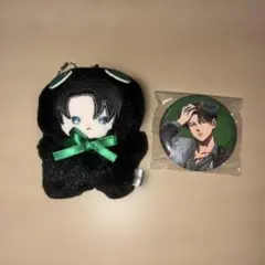 進撃の巨人 リヴァイ DEVIL ぺたんこたぴぬい 缶バッジ まとめ売り
