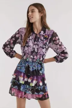 【完売】デシグアル Desigual 花柄ワンピース