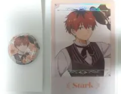 エニマイくじ　葬送のフリーレン　シュタルク　缶バッジ　クリアポスター