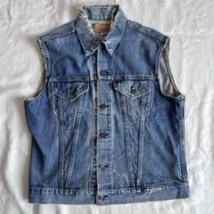 70〜80s Levi's Gジャン カットオフ 70505 刻印525のサムネイル
