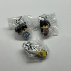 名探偵コナン　めじるしアクセサリー3　3点セット　新一　蘭　スケボー