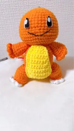 ヒトカゲのリザードン Hitokage 編みぐるみ キーホルダー付き 約15cm