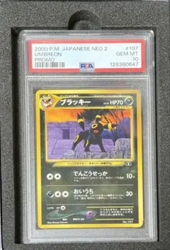 ポケモンカード ブラッキー NO197 旧裏 プレミアムファイル2 PSA10