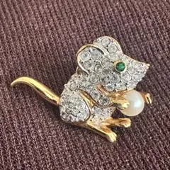 希少】CINERサイナー ダックスフンド ブローチ エナメル 犬 ドック