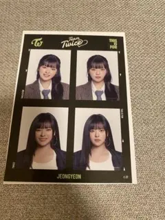 TWICE ジョンヨン　証明写真ステッカー