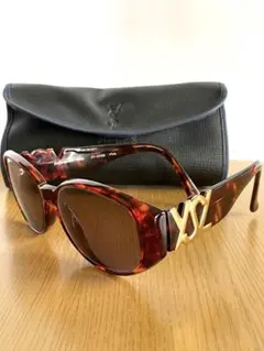 美品　イヴ・サンローラン　サングラス　鼈甲　＆ケース付き