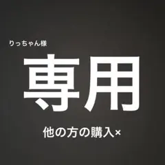 りっちゃん様専用