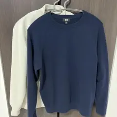 UNIQLO クルーネックセーター, モックネックT セット