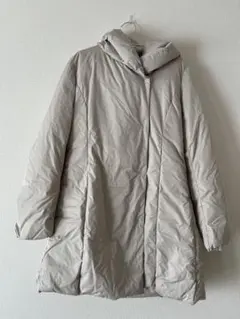 ICB アイボリー ロングダウンジャケット 42