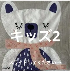 ꕤ︎︎·͜· ︎︎キッズ2・19柄・ペーパーナプキン