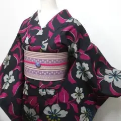 <Umeko>U179 身丈148cm 着物 銘仙☆☆☆しつけ糸　未使用に近い Umeko>U179 身丈148cm 着物 銘仙しつけ糸 未使用に近い - メルカリ