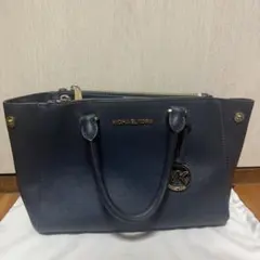 MICHAEL KORS ネイビー トートバッグ