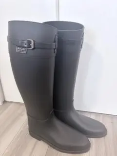 お値下げ新品未使用AIGLE ブラック レインブーツ長靴 シャンタベル