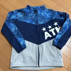 ATHLETA ジャージ Lサイズ 青/グレー　130サイズ