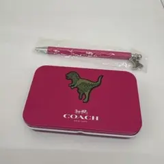 COACH 恐竜モチーフ メモ帳 ボールペンセットのサムネイル