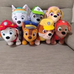 パウ・パトロール ぬいぐるみ 7セット