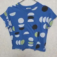 MARKEY'S 総柄Tシャツ ブルーのサムネイル