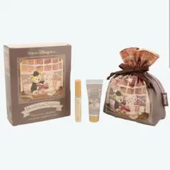 ギフトセット　ディズニーシー　ダッフィ　シェリーメイ　クリスマス　巾着　リップ