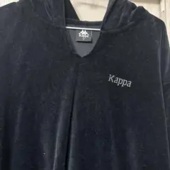 Kappa ベロア パーカーワンピブラック Lサイズのサムネイル