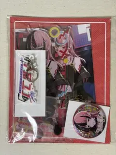 千石ユノ サイン入りブロマイド付きアクリルスタンド＆缶バッジセット シリアル入 BanG Dream! サイン入りブロマイド付きアクリルスタンド＆缶バッジ