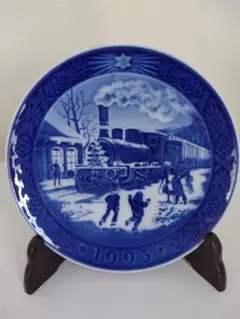 ロイヤルコペンハーゲン イヤープレート 1993年 クリスマスのお客様 箱