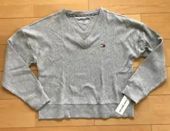 ★値下げ★【新品タグ付き】トミーヒルフィガー レディースＶネックニット サイズＭ