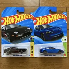 ホットウィール ベーシックカー ポルシェ 928S タイカン ターボ 2種セット