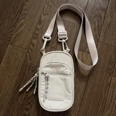 ZARA ショルダーバッグ スマホポーチ アイボリーのサムネイル