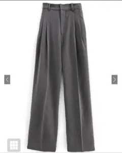 タックセンタープレスストレートワイドパンツ [ai36]