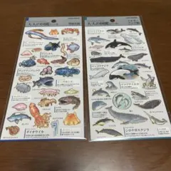 大人の図鑑シール（２枚）