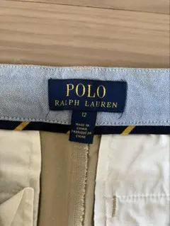 ポロ　ラルフローレン　ベルト付き　150チノパンツ　フォーマルにも