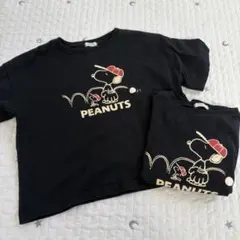PEANUTS スヌーピー 半袖Tシャツ 2枚セット 110 双子