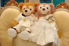 ダッフィー、シェリーメイ ウェディングドレス タキシード衣装