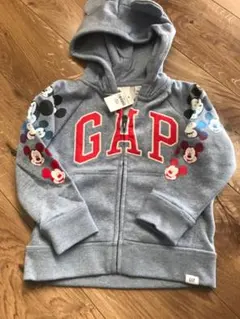 新品 95cm Disneyディズニージップパーカー ブルー ミッキー