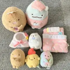 すみっコぐらし てのりぬいぐるみ マスコット 8点セット まとめ売り 8R ①