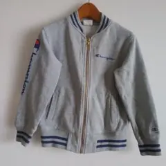 Champion グレー ジップアップジャケット120
