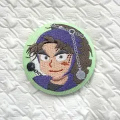忍たま乱太郎　刺繍缶バッジ　竹谷八郎左ヱ門