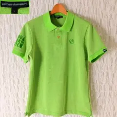 U3 Men L ROSASEN ロサーセン 緑 半袖 ポロシャツ