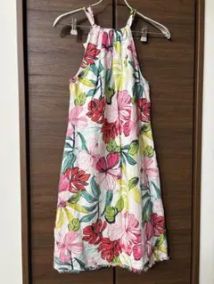 ハワイ　トミーバハマ　膝丈ワンピース　花柄