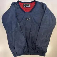 Mizuno ネイビー Vネック スポーツウェア 140