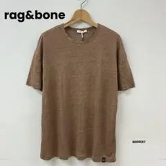 rag&bone リネン 半袖 カットソー ブラウン Sのサムネイル