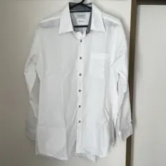 LES MUES ノンアイロン ホワイトシャツ L