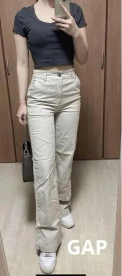 GAP ギャップ カーゴパンツ ベージュパンツ チノパン ストレート