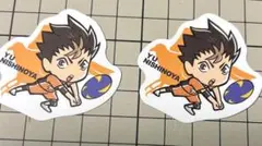 ハイキュー！！ スシロー コラボ ステッカー 西谷夕２点セット