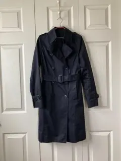 ユナイテッドアローズ　グリーンレーベルリラクシング　トレンチコート　ネイビーS